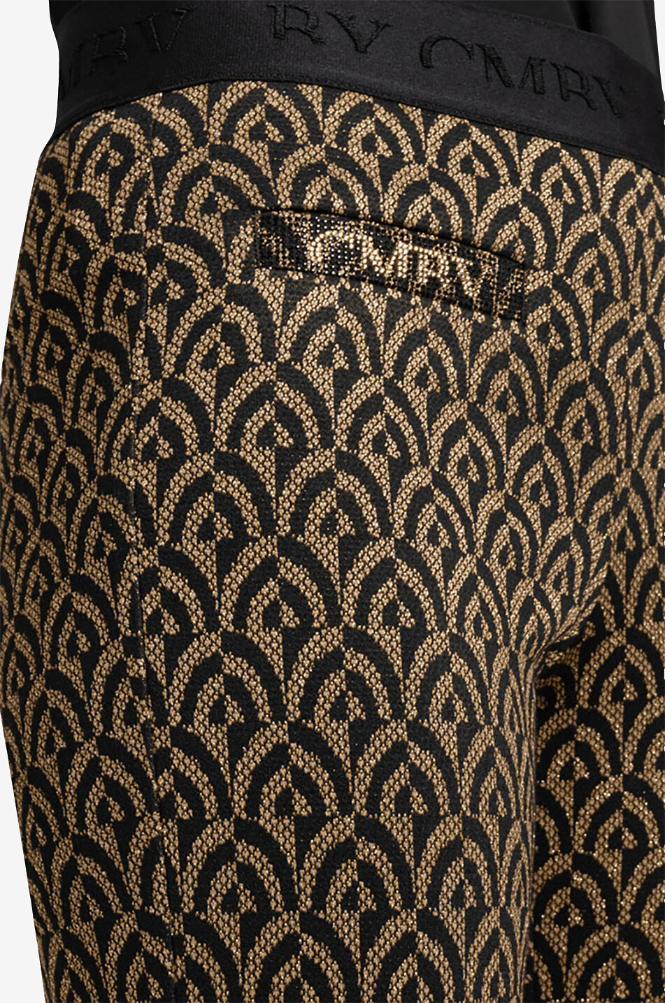 CAMBIO Faith patterned lurex trousers Women MULTI COLOURED 4