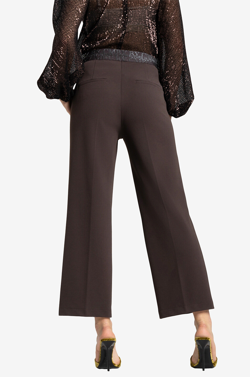 Pantalon large raccourci Cameron