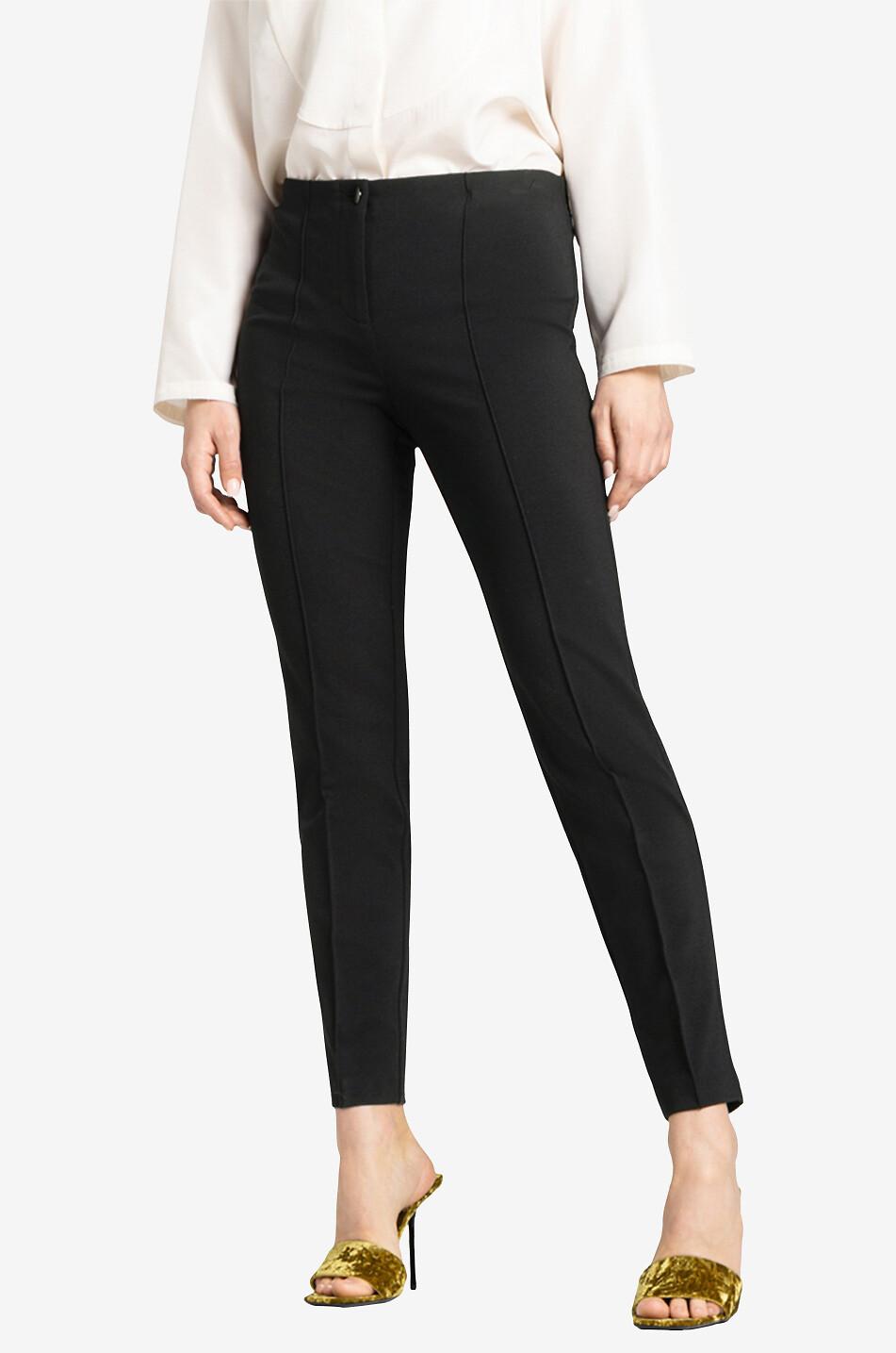 CAMBIO Ros slim-fit trousers Women BLACK 2