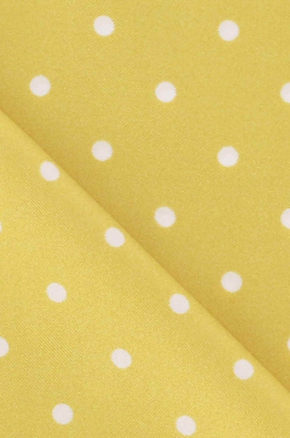 ROSI COLLECTION Pochette à pois en soie Print Homme JAUNE MOYEN 2