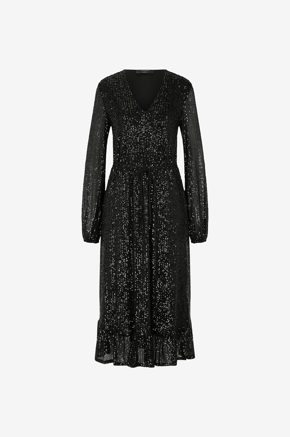 Robe midi à sequins