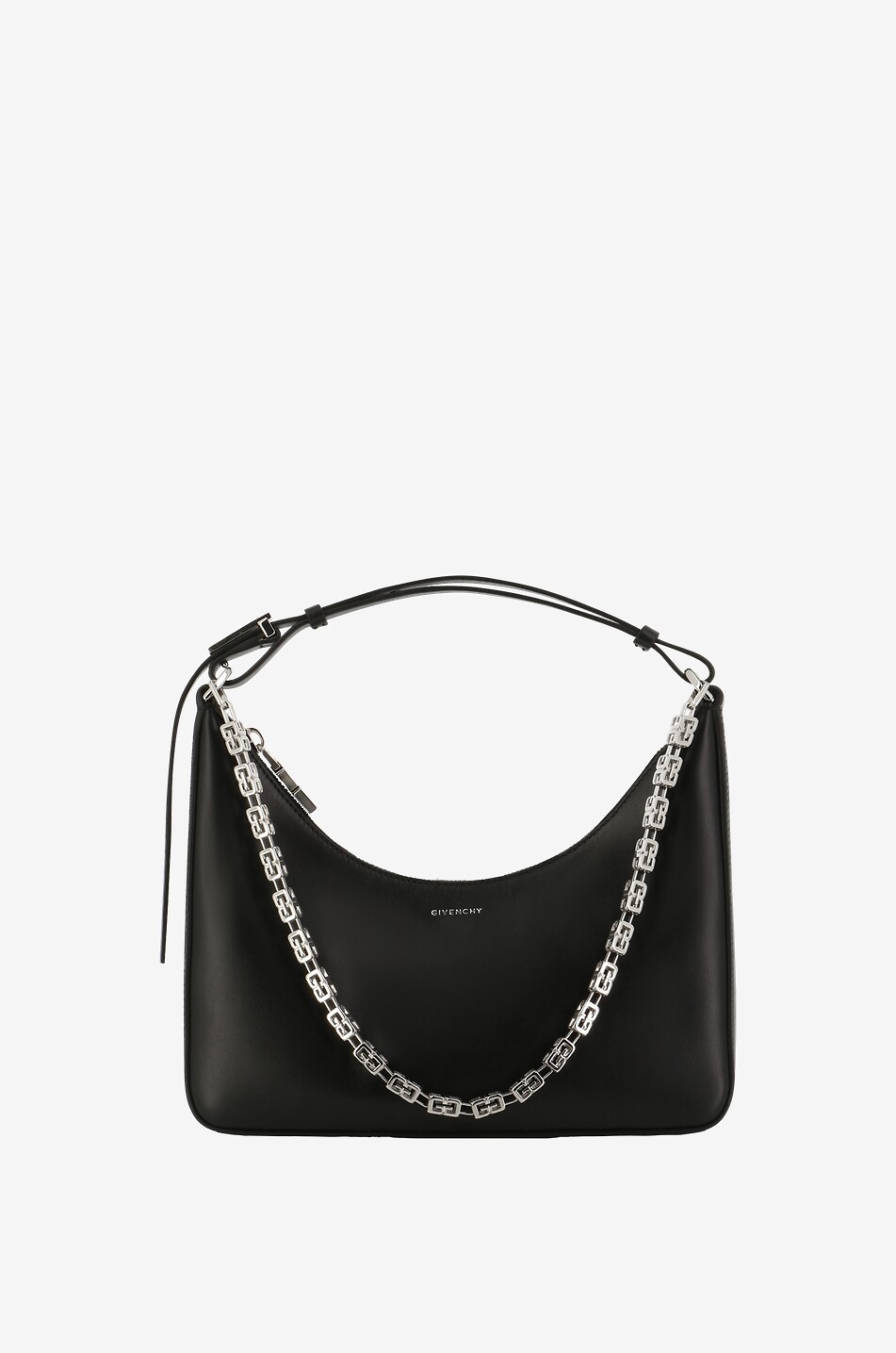 Sac porte epaule en cuir lisse Moon Cut Out Small GIVENCHY Bongenie