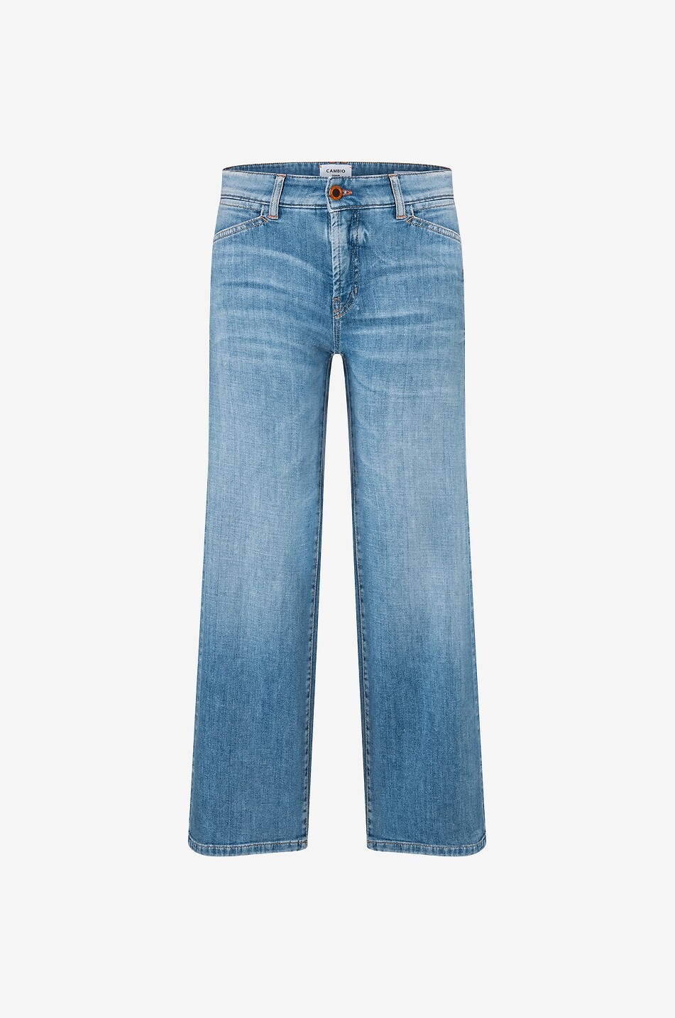 Verkürzte breite Jeans Christie