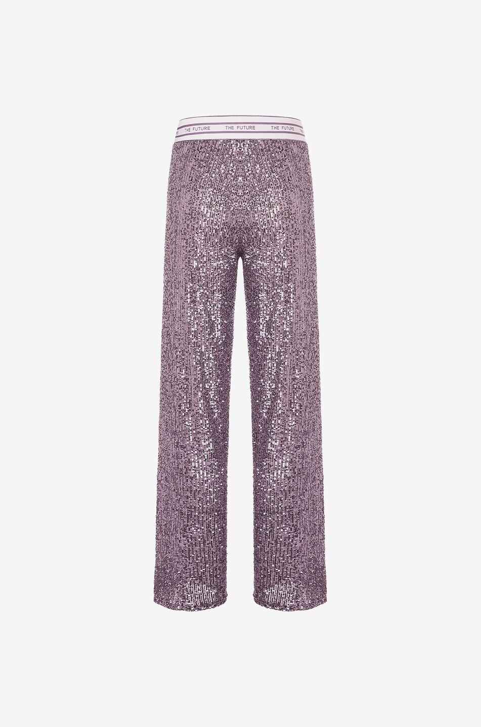 Hose mit geradem Bein aus Pailletten Alice