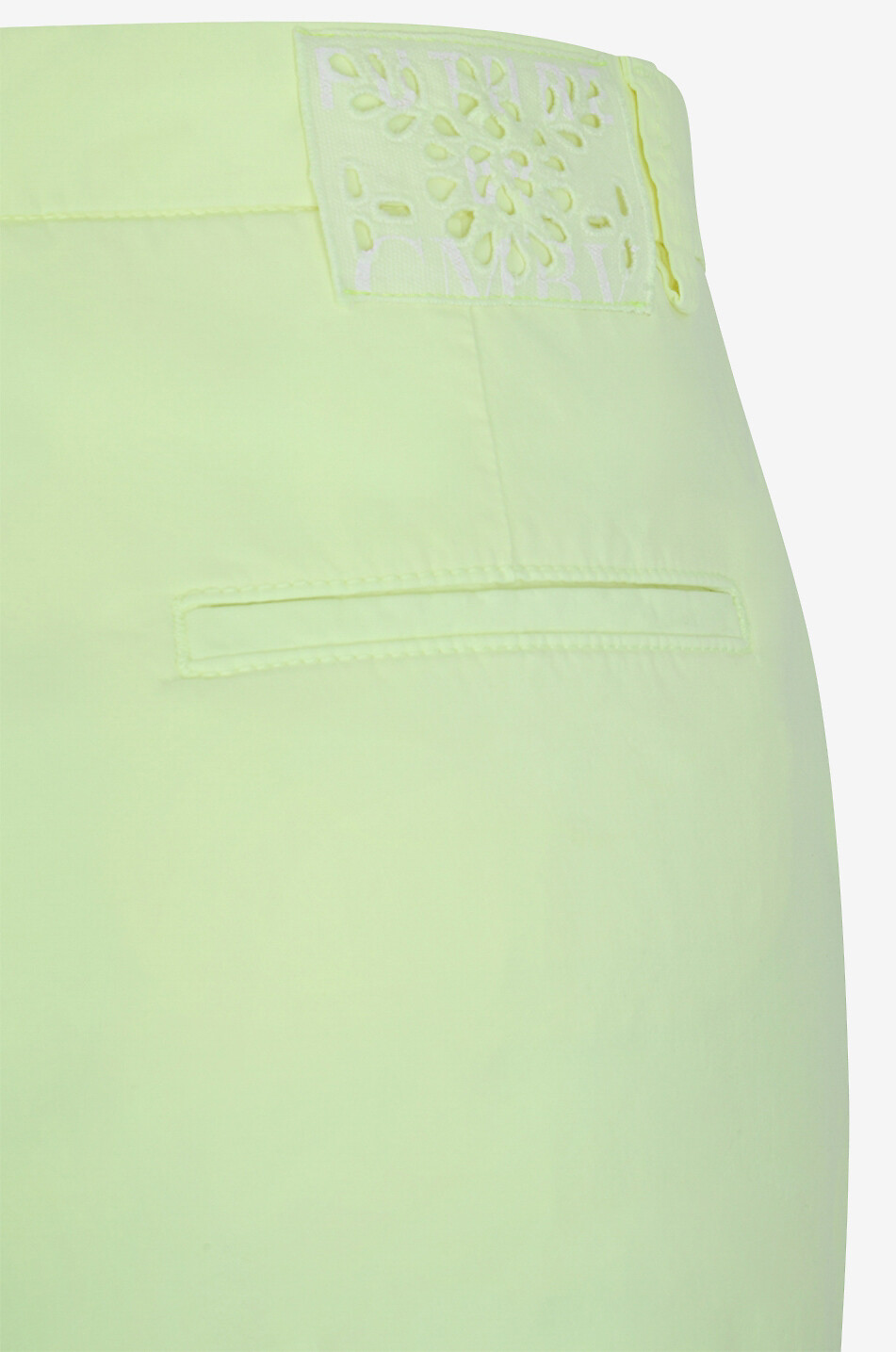 CAMBIO Stella Easy Kick cotton straight leg trousers Women YELLOW 3