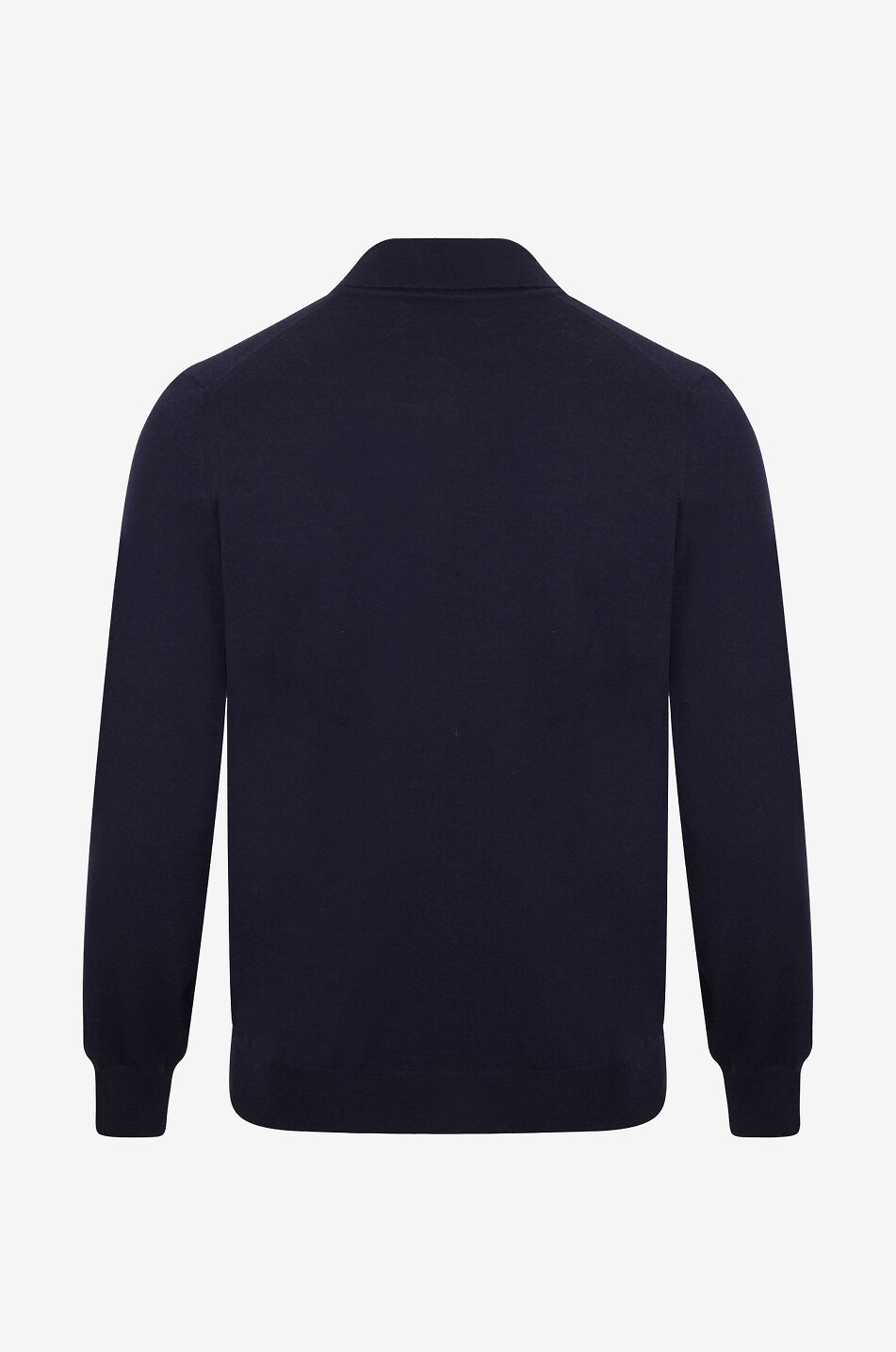 BRUNELLO CUCINELLI Woll- und Kaschmir-Strick-Langarm-Polohemd Herren DUNKELBLAU 2