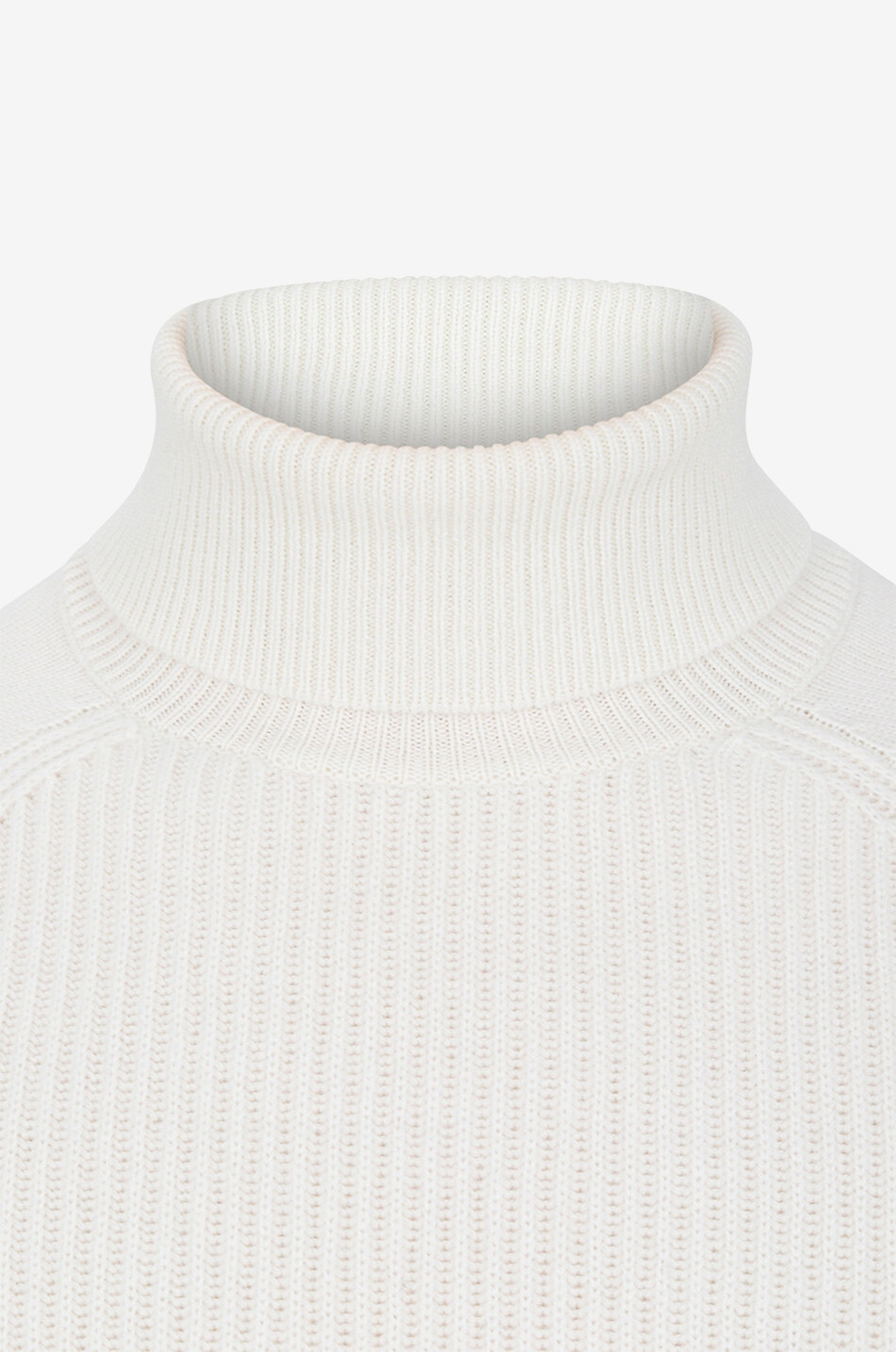 BRUNELLO CUCINELLI Cashmere turtleneck raglan sleeve jumper Men EGGSHELL 3