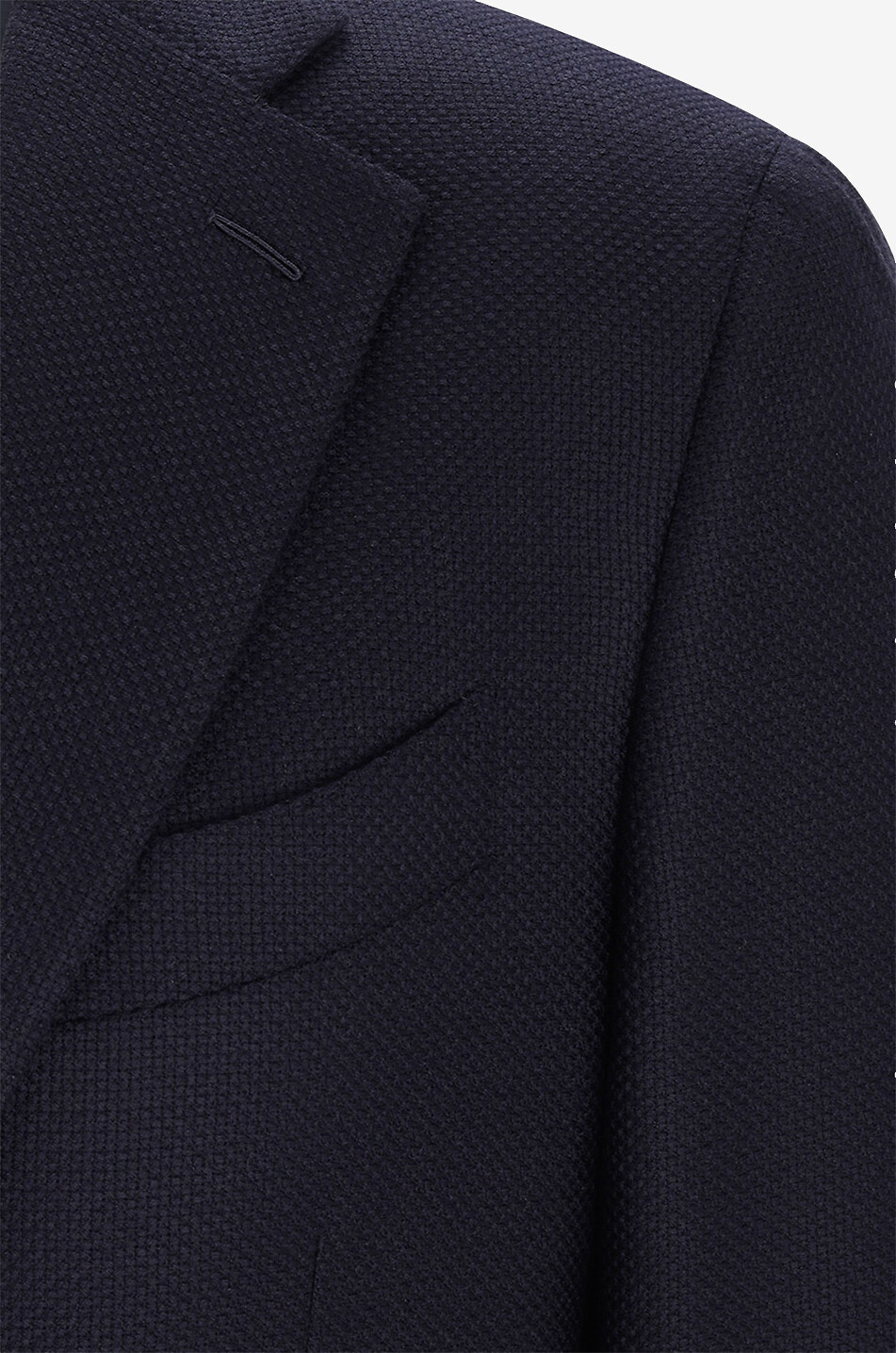 Monochrome single-breasted wool blazer