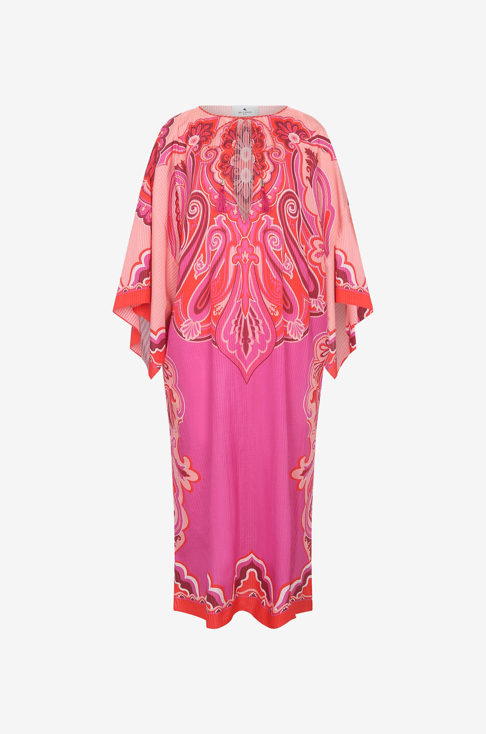 Archival Paisley voile beach caftan