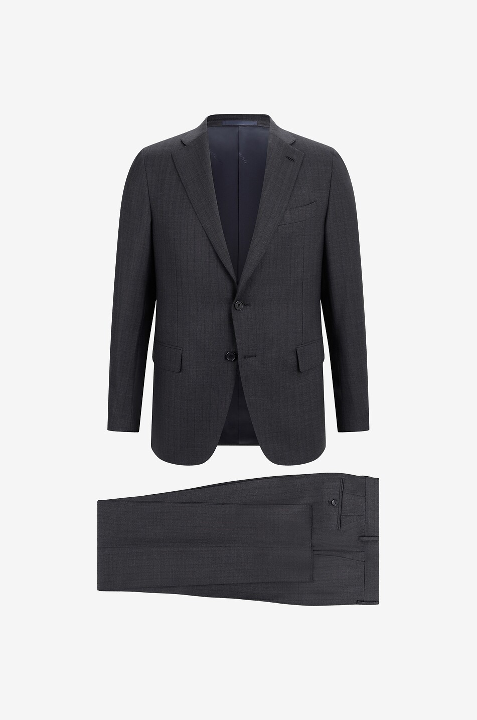 Single-breasted wool suit