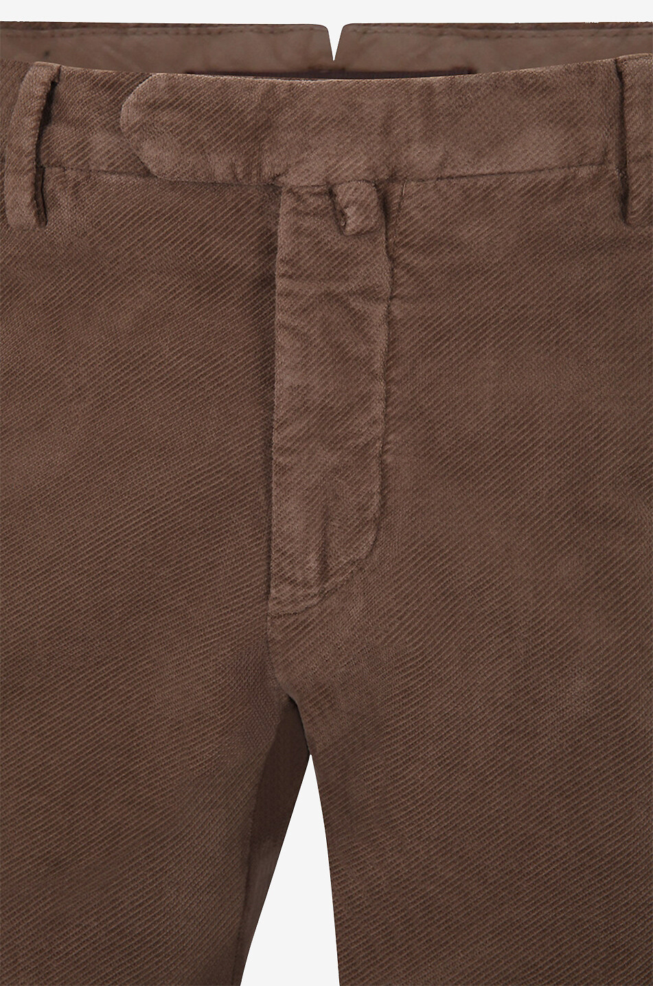 B SETTECENTO Cotton slim fit chino trousers trousers Men KHAKI 3