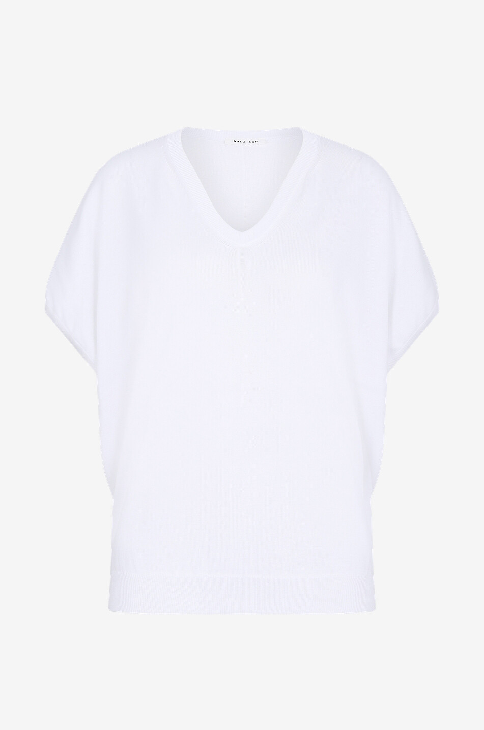 HANA SAN Panisse cotton short-sleeved jumper Women WHITE 1