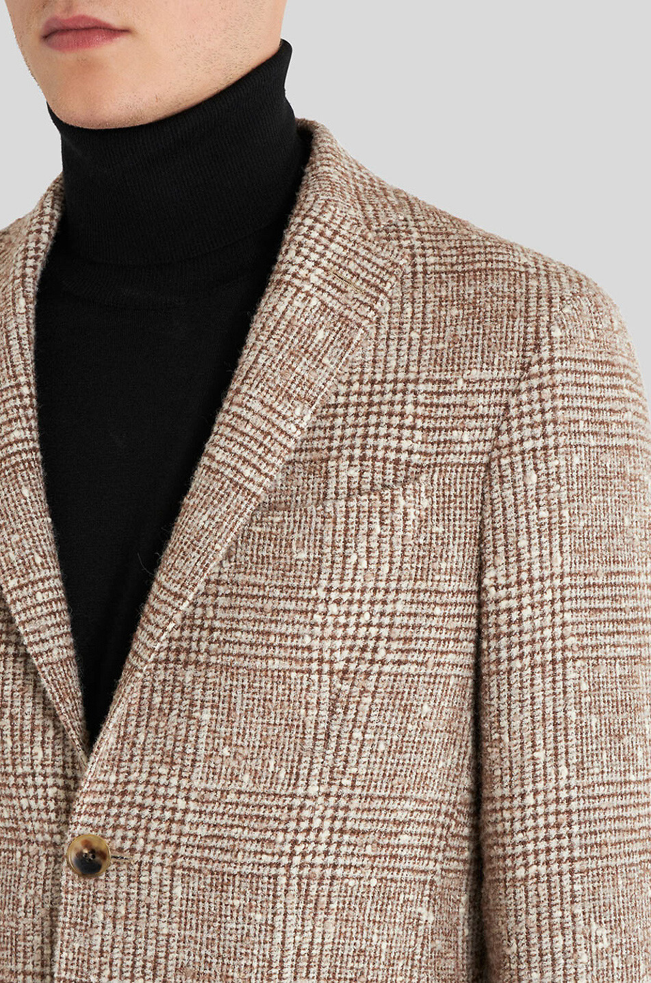 Warmer Glencheck-Tweed-Blazer