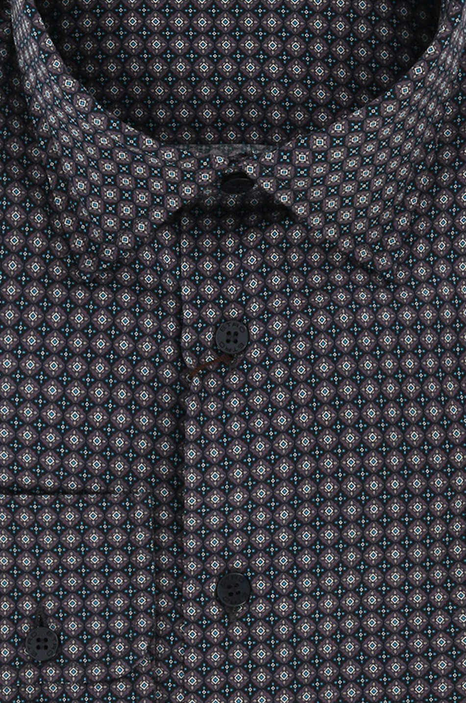 ETRO Leichtes Hemd mit Krawattenmotiv-Print Herren DUNKELBLAU 2