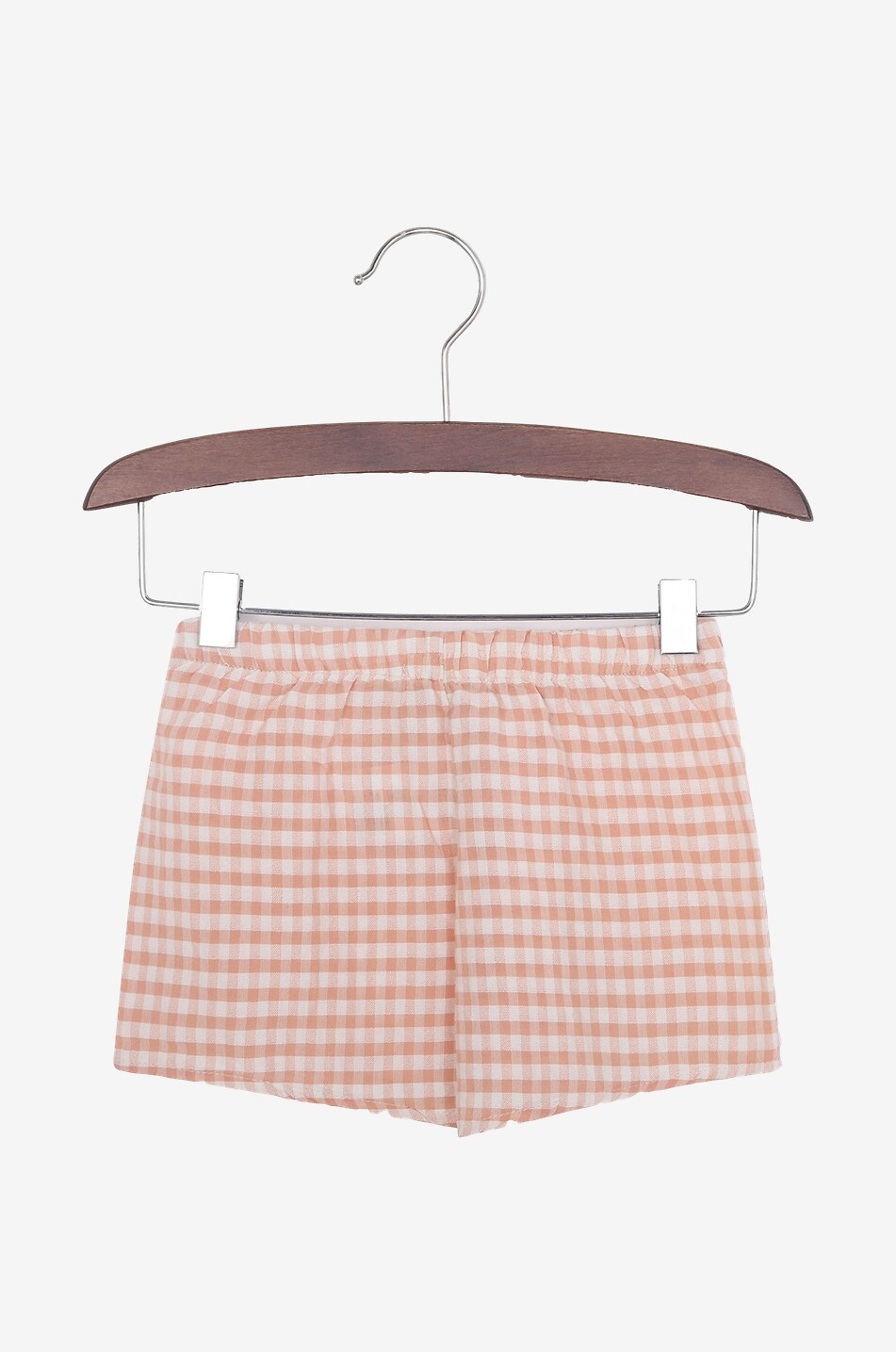 Karierte Baby-Shorts aus Baumwoll-Voile Petra