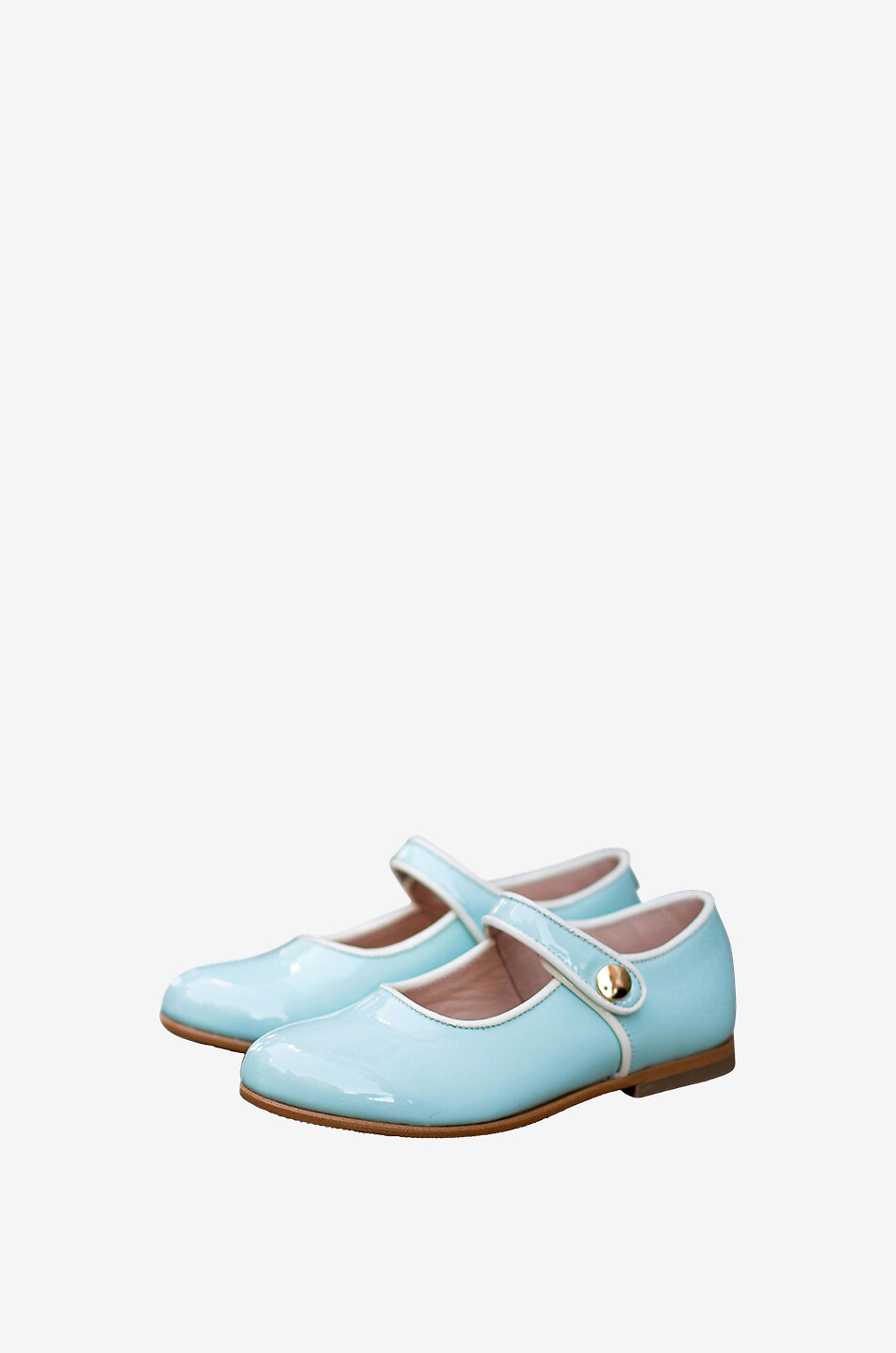 POPPEE Riemchen-Ballerinas für Mädchen aus Leder Bulle Mädchen Farblos 5