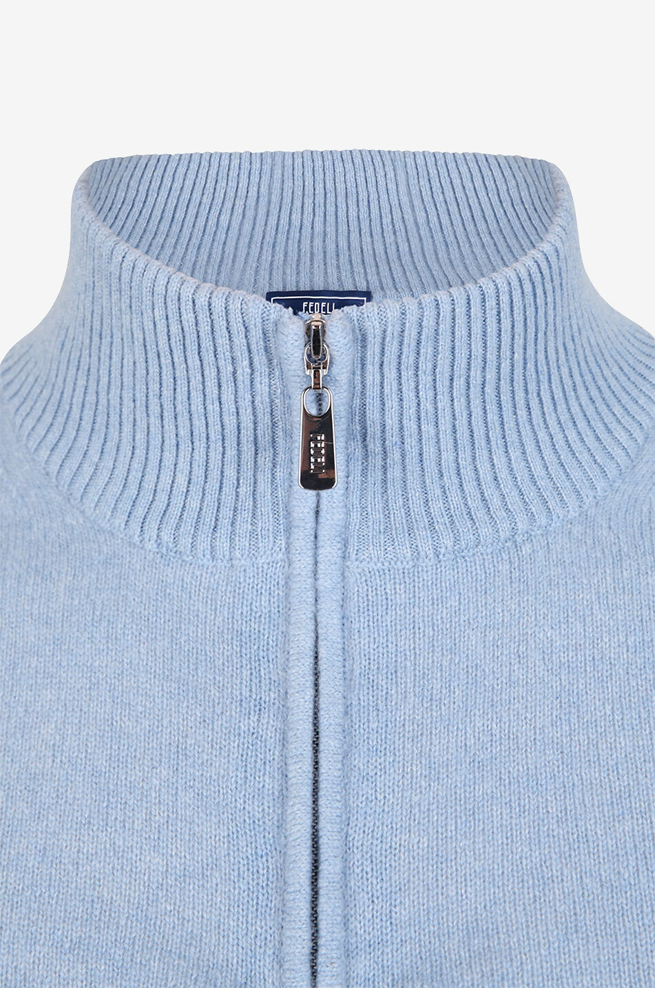 Pull à col montant zippé en cachemire Favonio