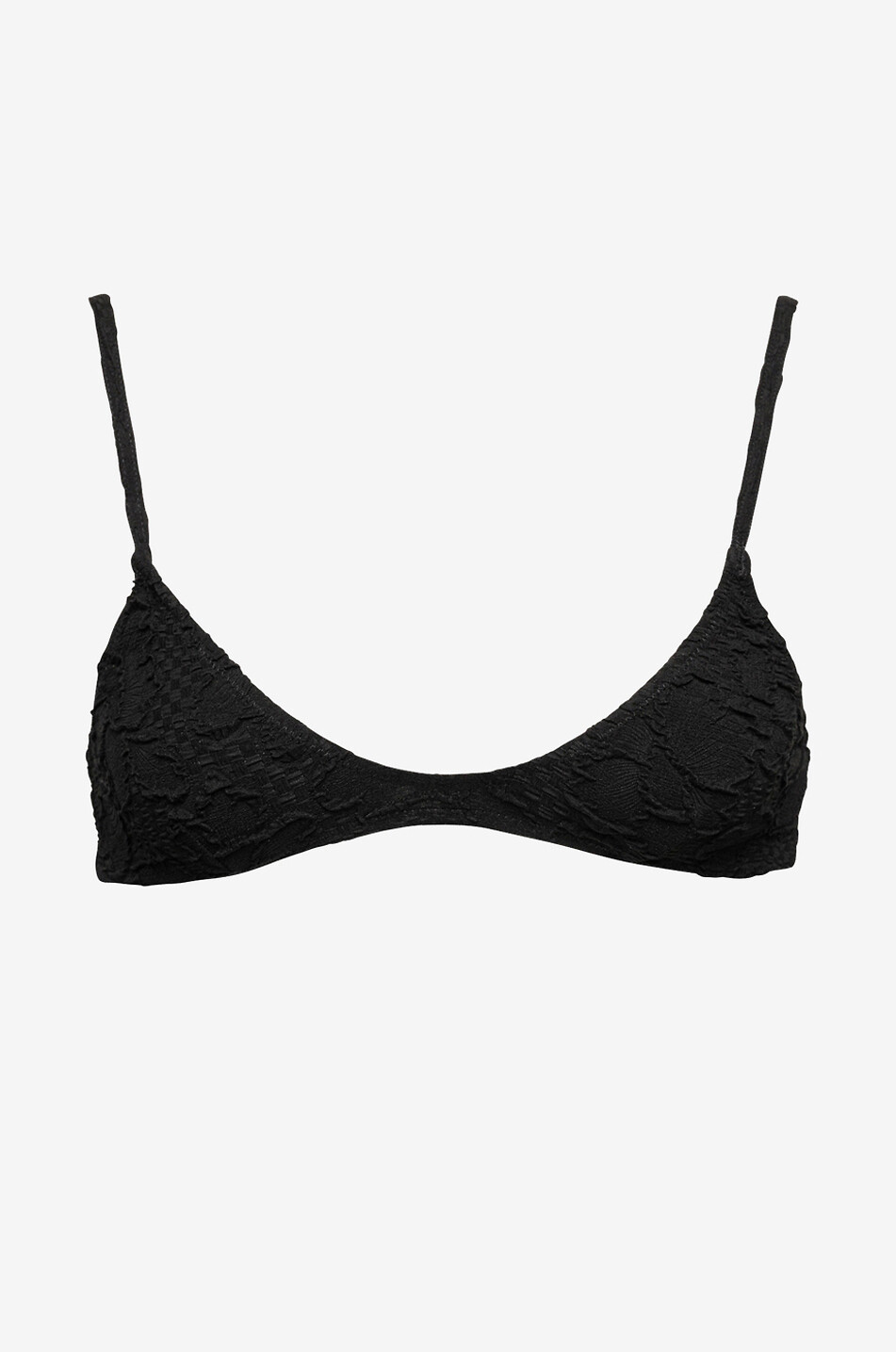 Iris cropped shelf-bra bikini top