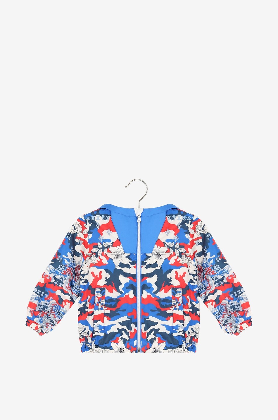 Baby-Windbreaker-Jacke mit Print Camou-Florals