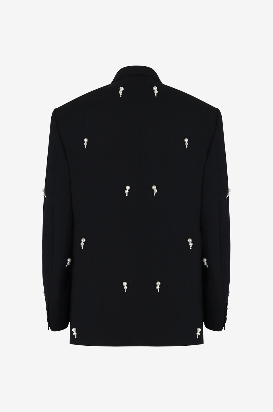 Pearl embroidered tuxedo spirit oversize blazer