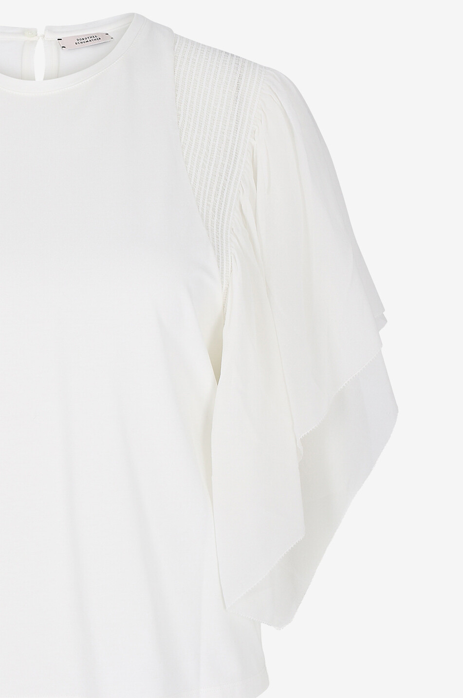 DOROTHEE SCHUMACHER Bluse aus Viskose und Baumwolle Sensual Sophistication Damen CREMEFARBEN 3