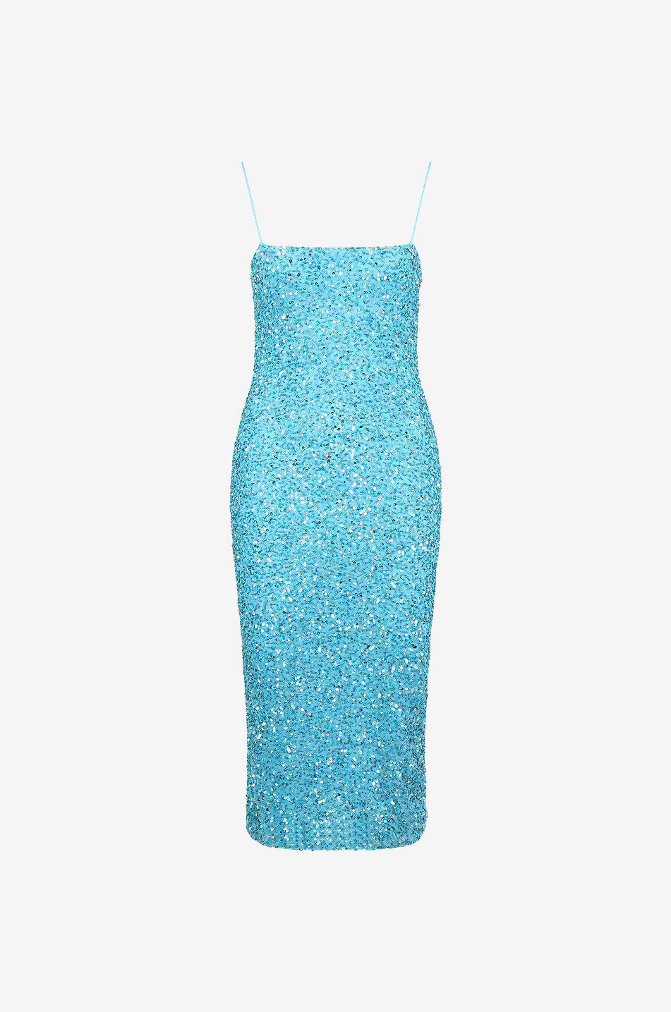 Robe à bretelles moulante à sequins Prim