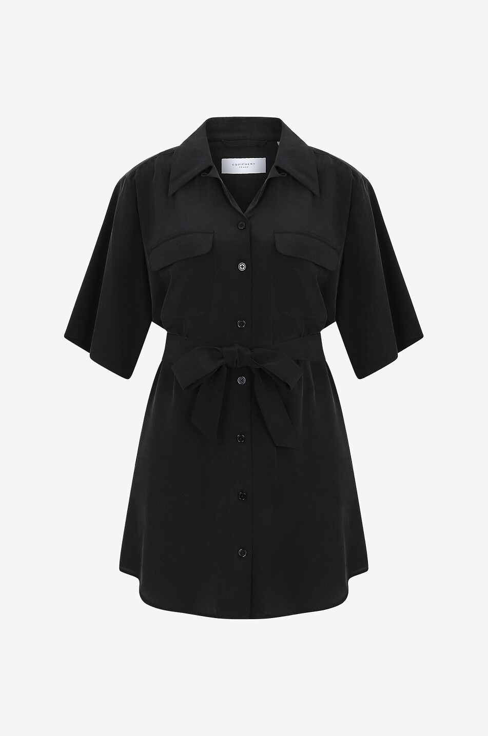 Kurzes Hemdkleid aus Seide Mila