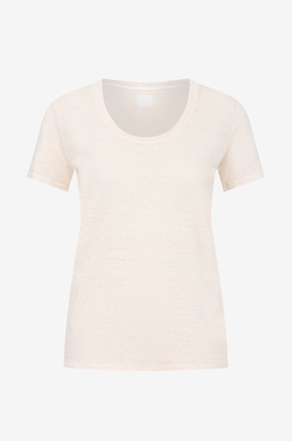 120% LINO T-shirt manches courtes en lin Femme GRIS CLAIR 1