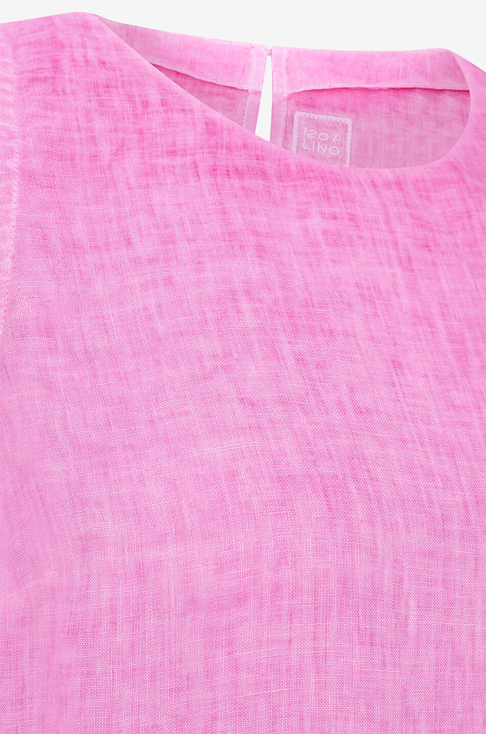 Linen sleeveless A-line top