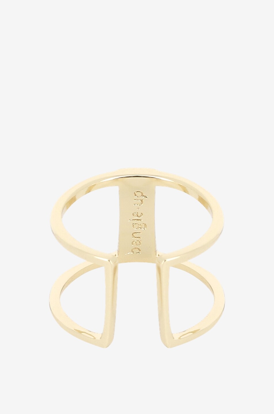 BANGLE UP Durchbrochener Ring mit Emaille Lumi Damen SCHWARZ 2