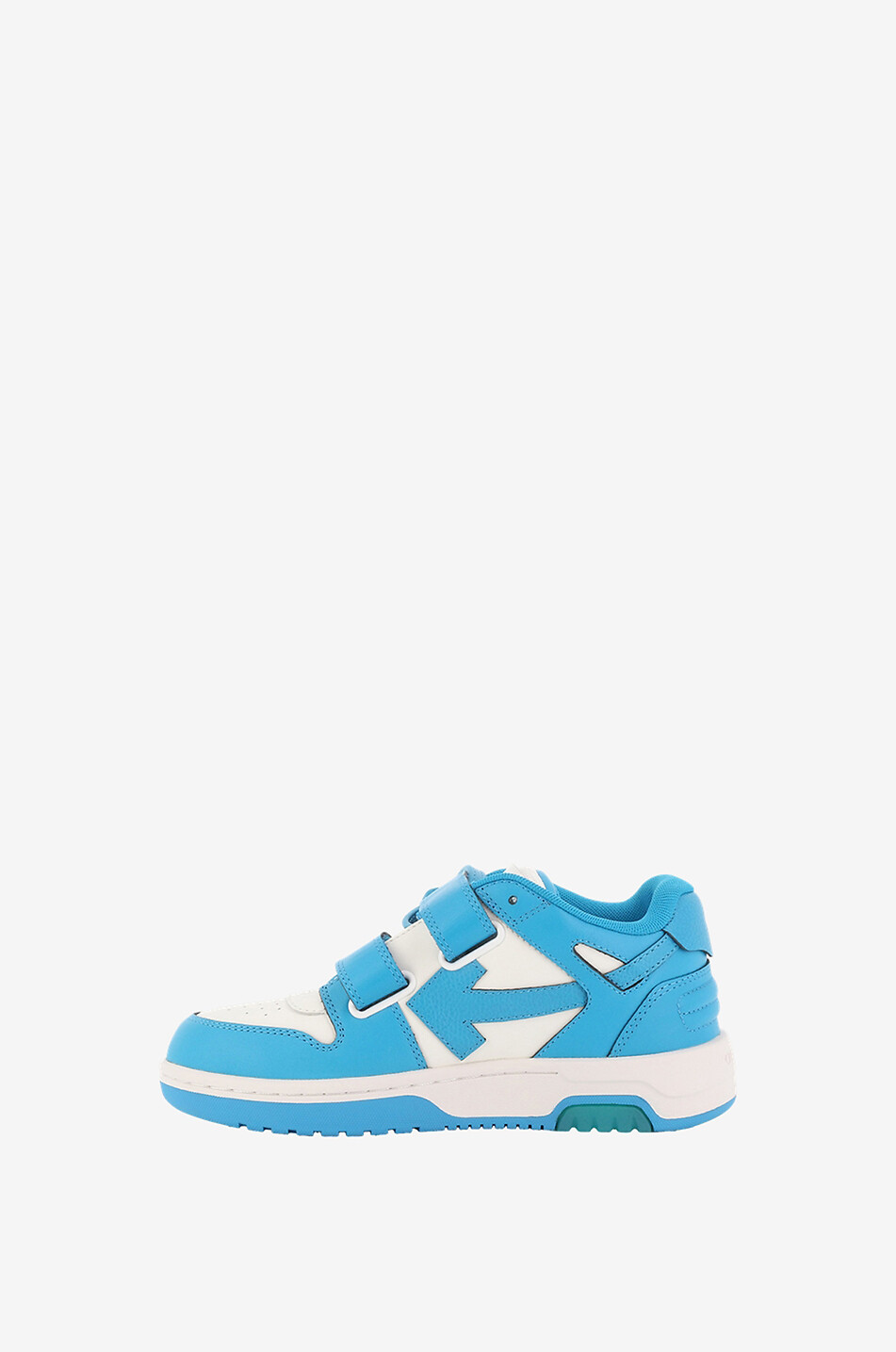 OFF WHITE Out Of Office Straps boy's leather low-top sneakers Boy WHITE 3
