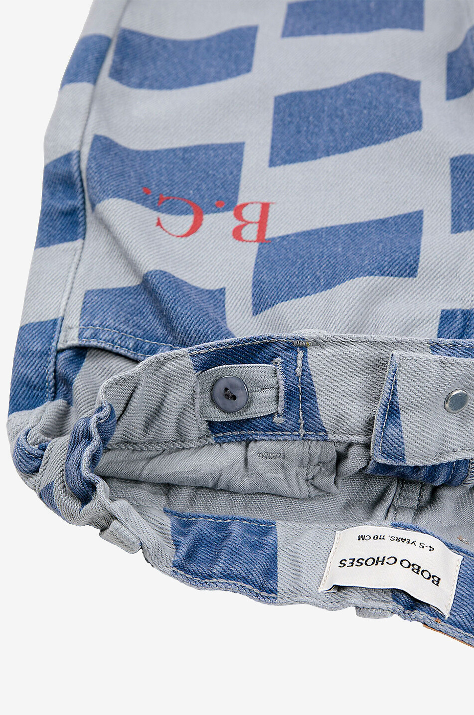 BOBO CHOSES Jungen-Karottenjeans Checker All Over Junge GRAU 3