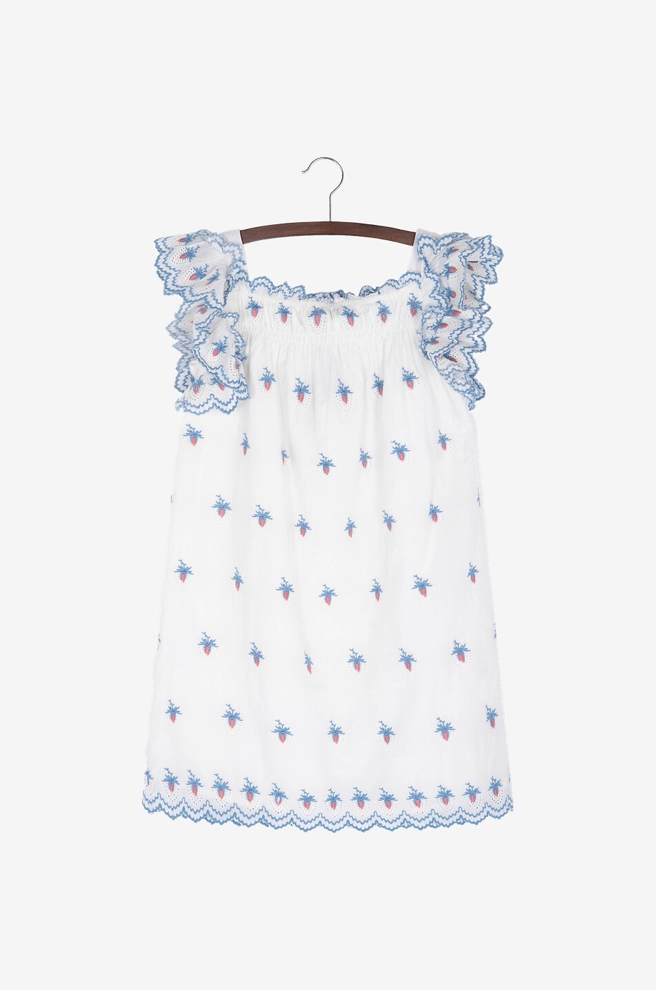 SEA Robe en coton fille Renee Fille BLANC 2