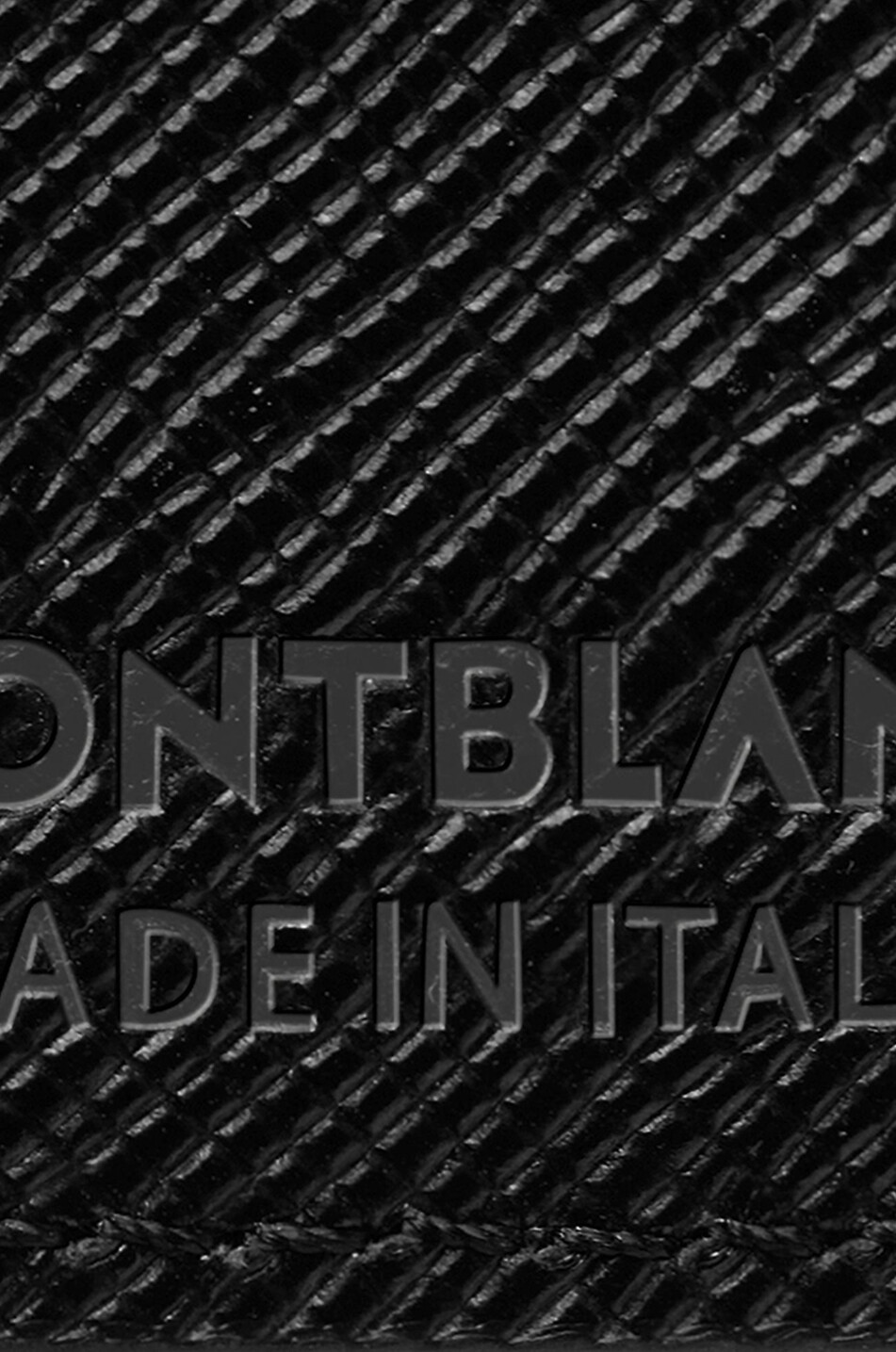 MONTBLANC Kompaktes Kartenetui aus Saffianoleder Sartorial 5cc Herren SCHWARZ 5