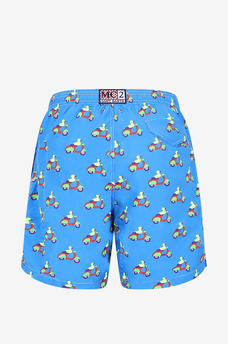 MC2 SAINT BARTH Short de bain Lighting Ducky Rider Homme BLEU 2