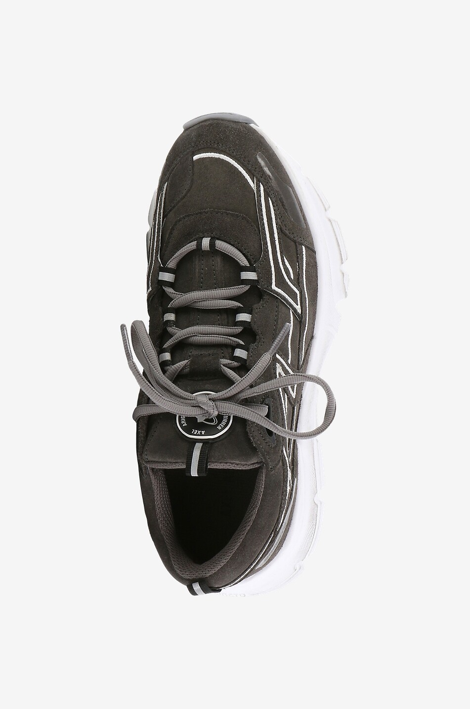 AXEL ARIGATO Niedrige Schnürsneakers aus Wildleder Marathon R-Trail 50-50 Damen GRAU 5