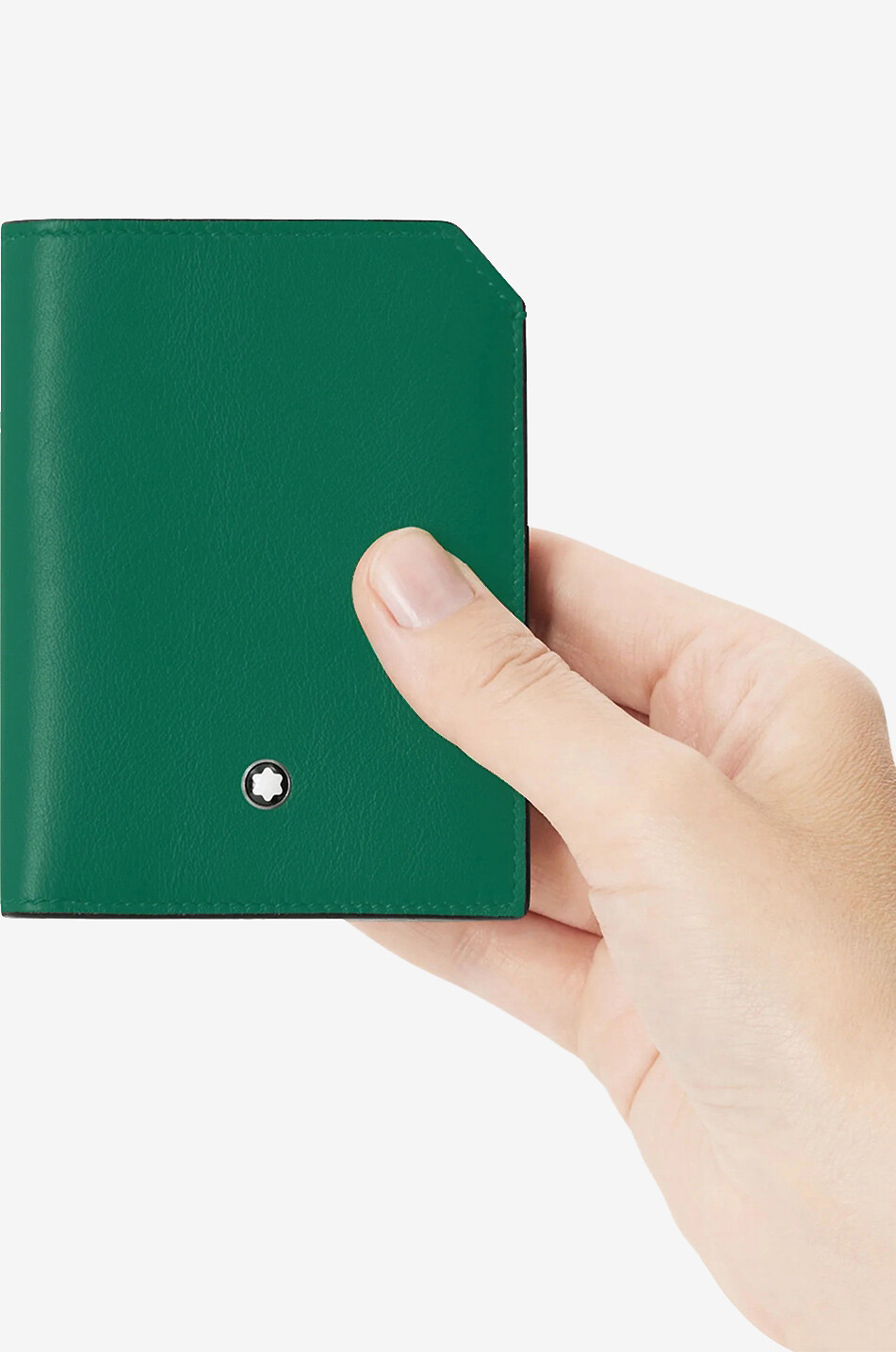 MONTBLANC Mini-Brieftasche aus Glattleder Meisterstück Selection Soft 4cc Herren GRÜN 3