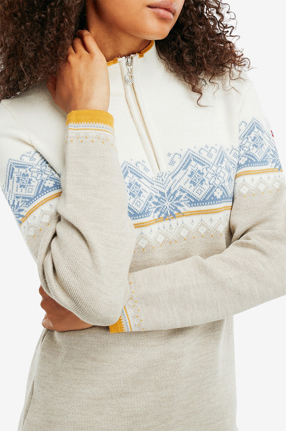 Jacquard-Pullover aus Merinowolle Moritz