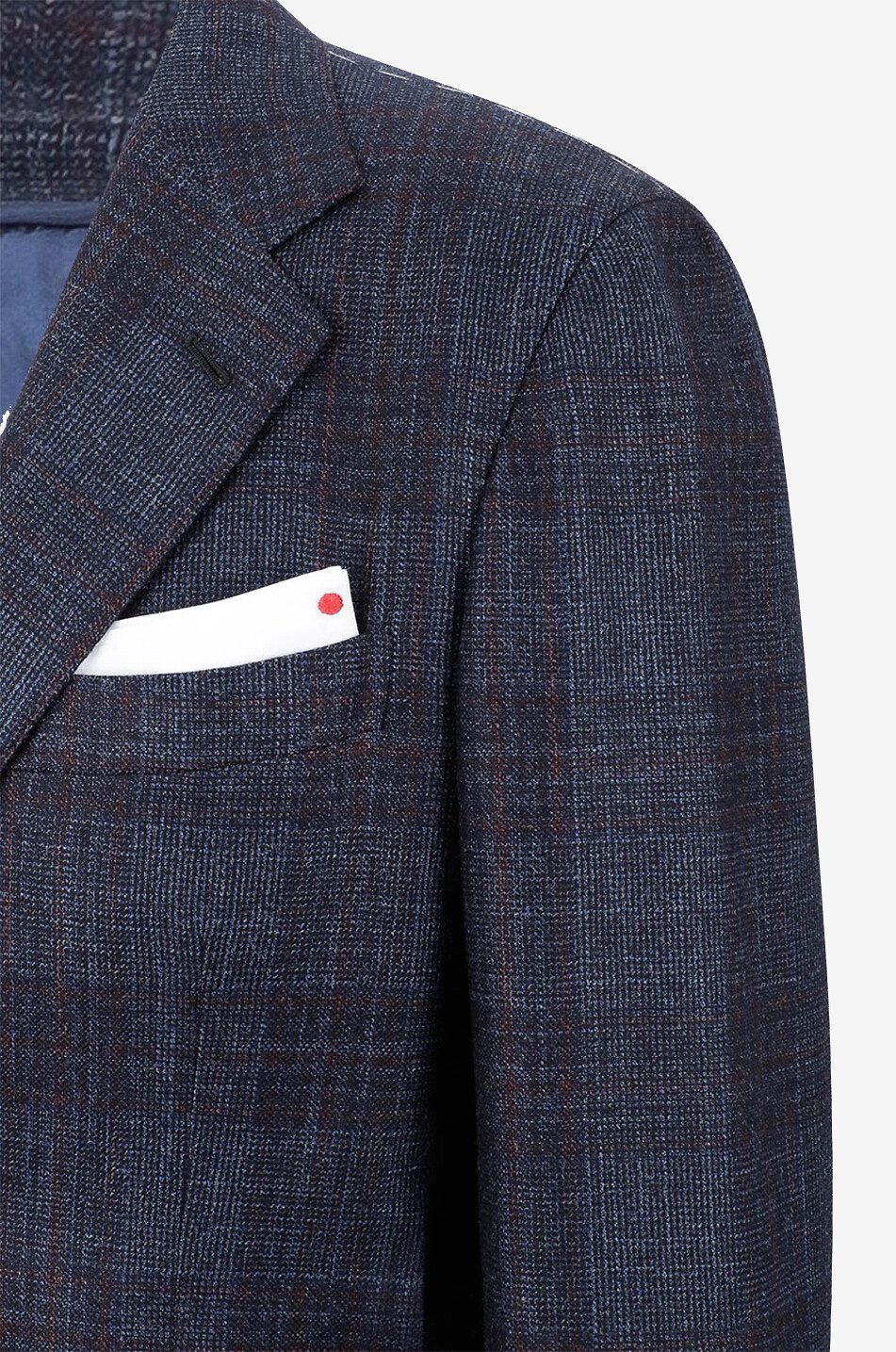 KITON Wool and cashmere jacket Men DARK BLUE 3