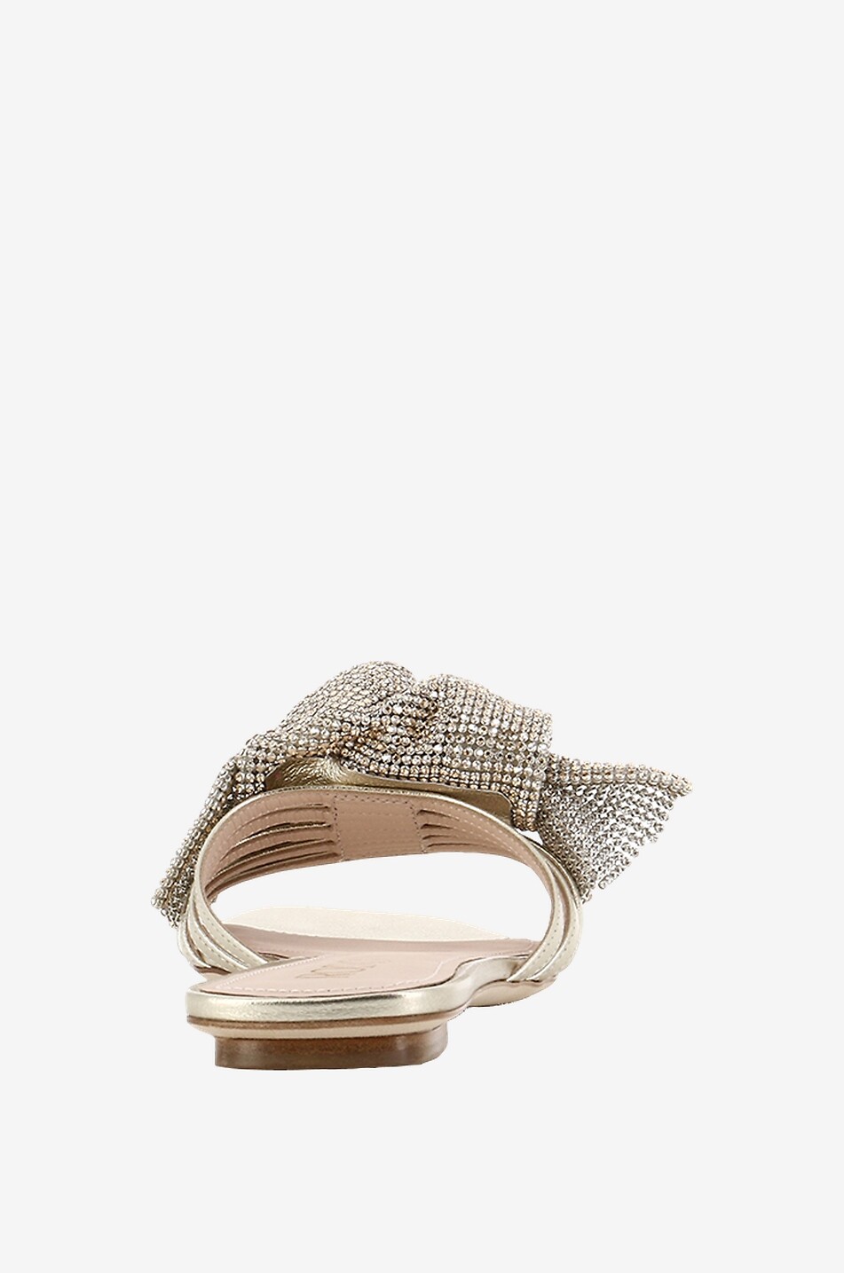 Mules plates en cuir Anais