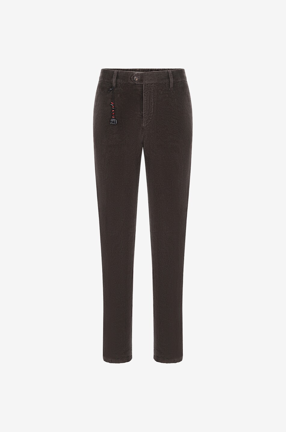 MARCO PESCAROLO Evo slim fit chino cotton trousers Men DARK BROWN 1