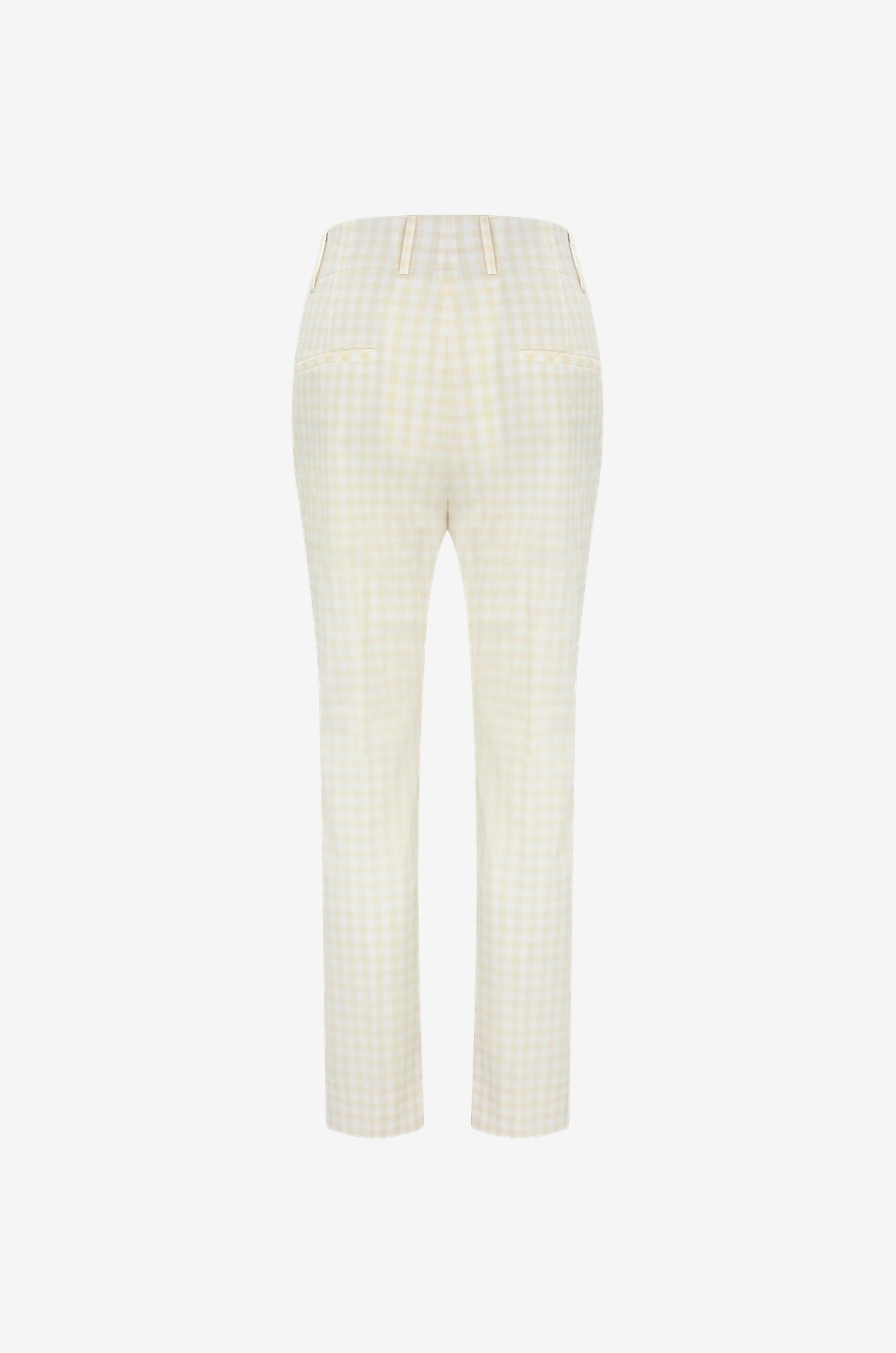 SLOWEAR Pantalon cigarette à carreaux vichy Dinora Femme MULTICOLORE 2