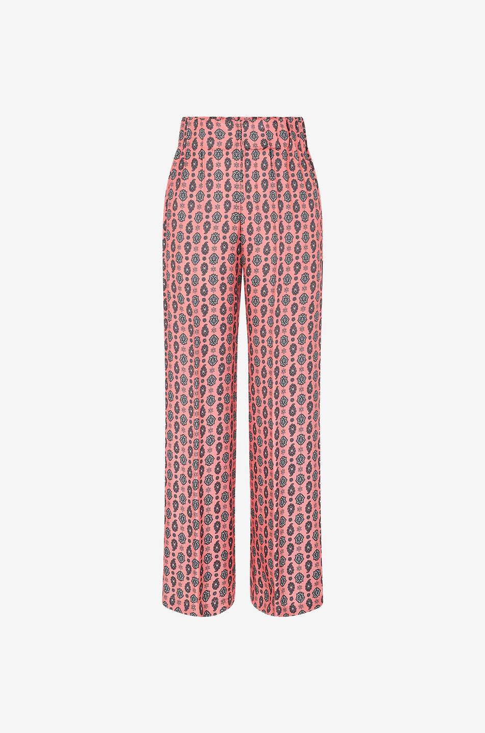 Pantalon large en viscose