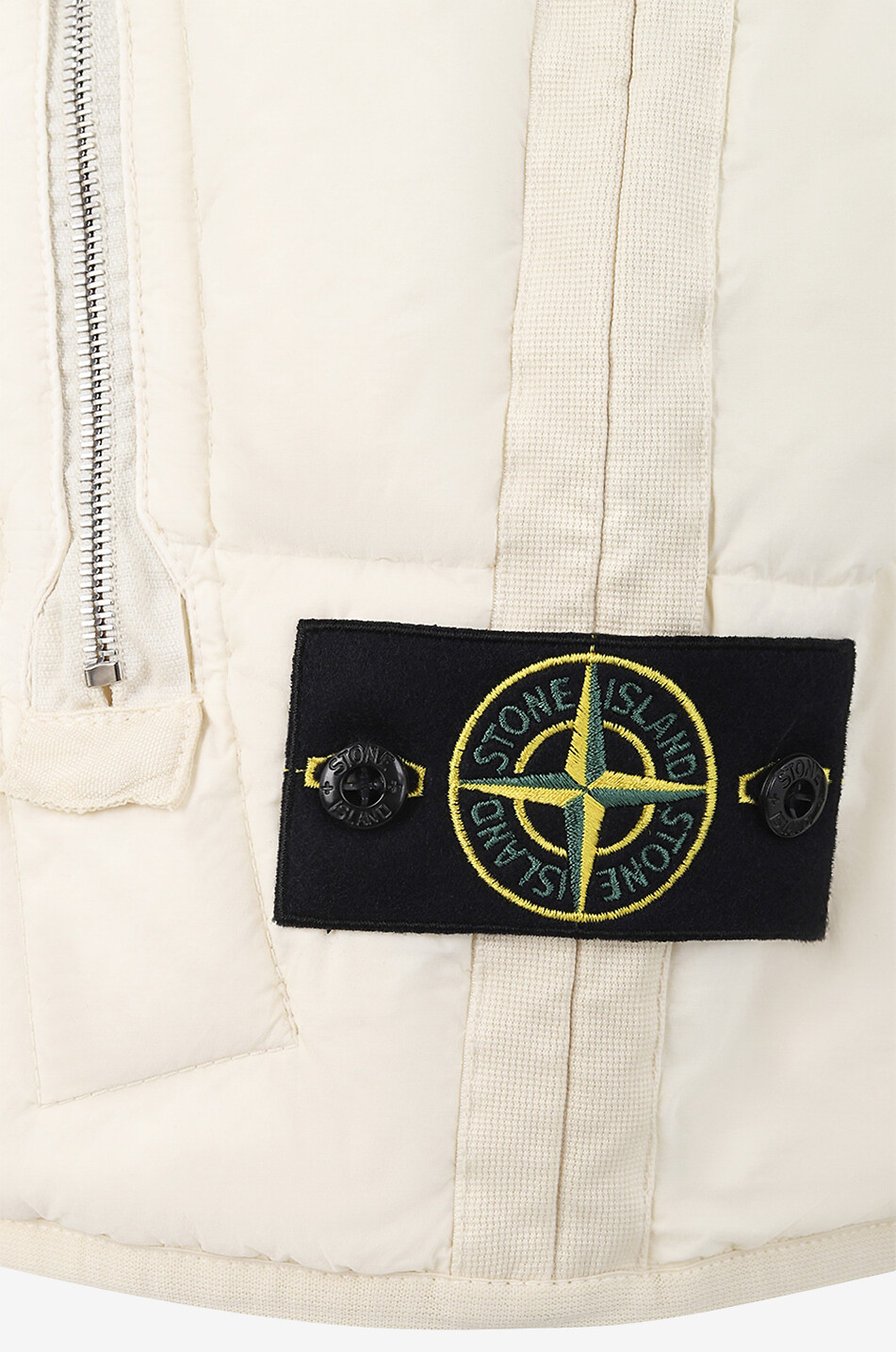 STONE ISLAND Daunenweste G1428 Seamless tunnel Nylon Down-TC Herren HELLGRAU 3