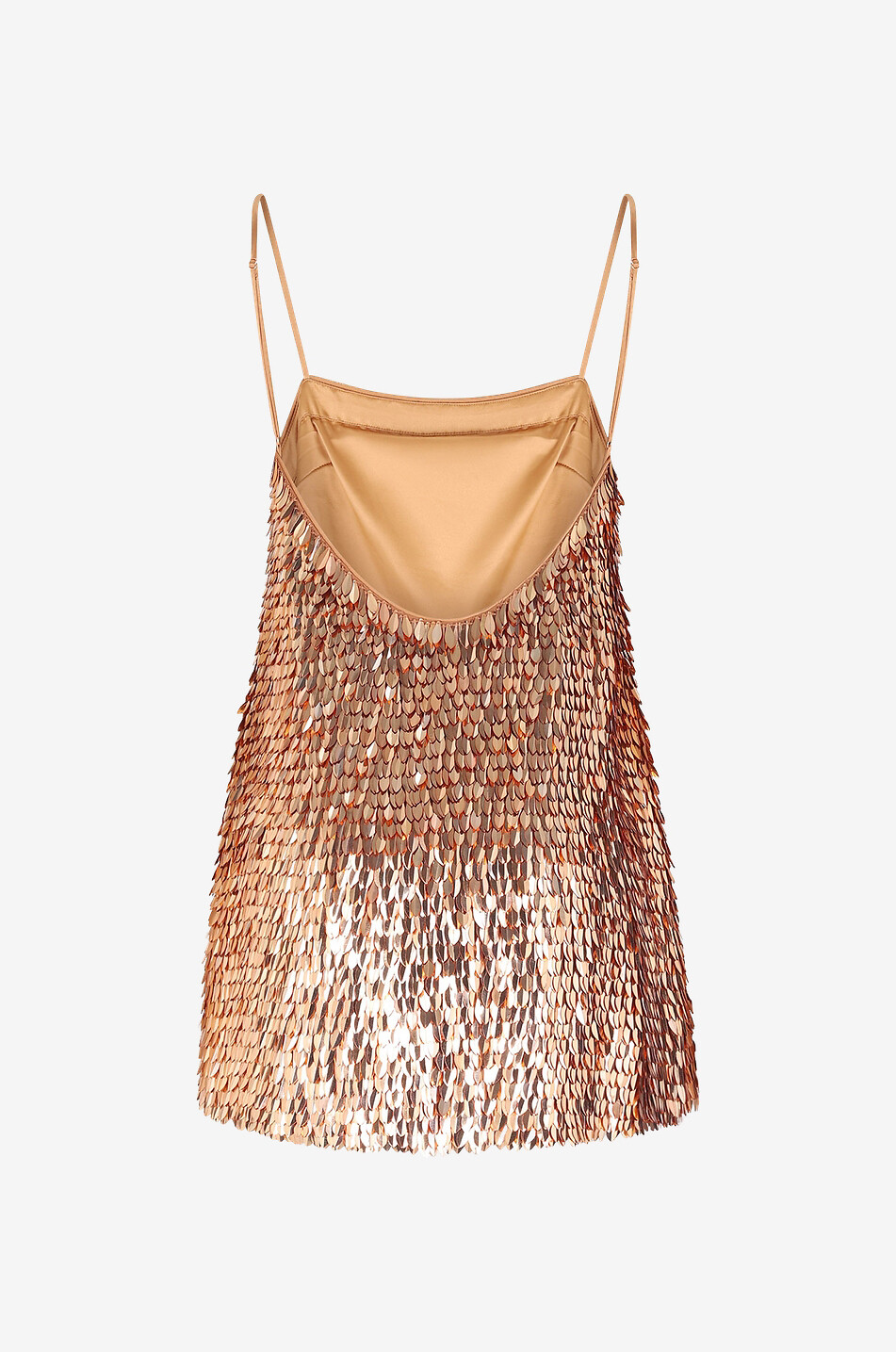 Mini-Trägerkleid mit Pailletten Nara