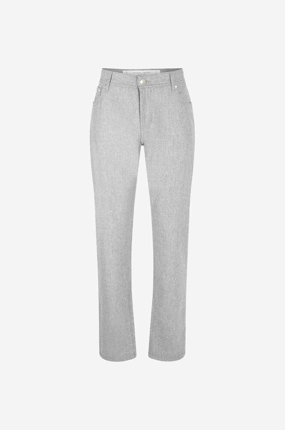 Jeans mit geradem Bein aus Schurwolle Milano