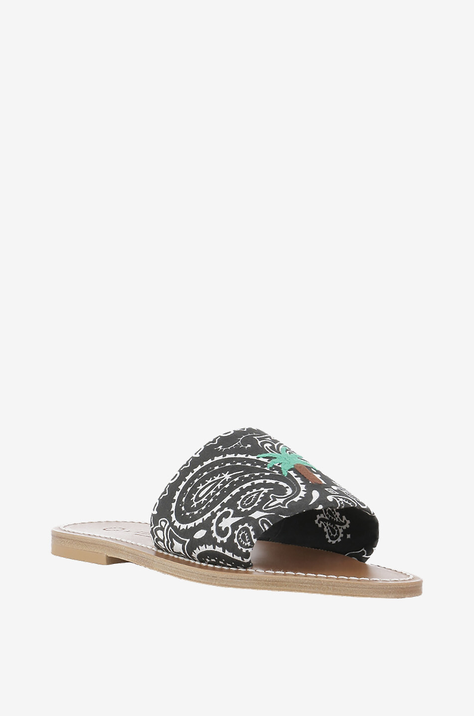 CALL IT BY YOUR NAME Capri bandana slides Women BLACK 1