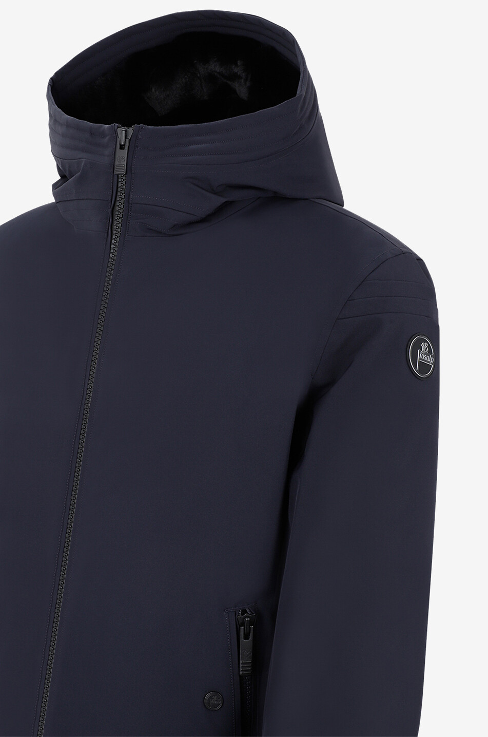 FUSALP Gezi down padded hooded parka Men DARK BLUE 3