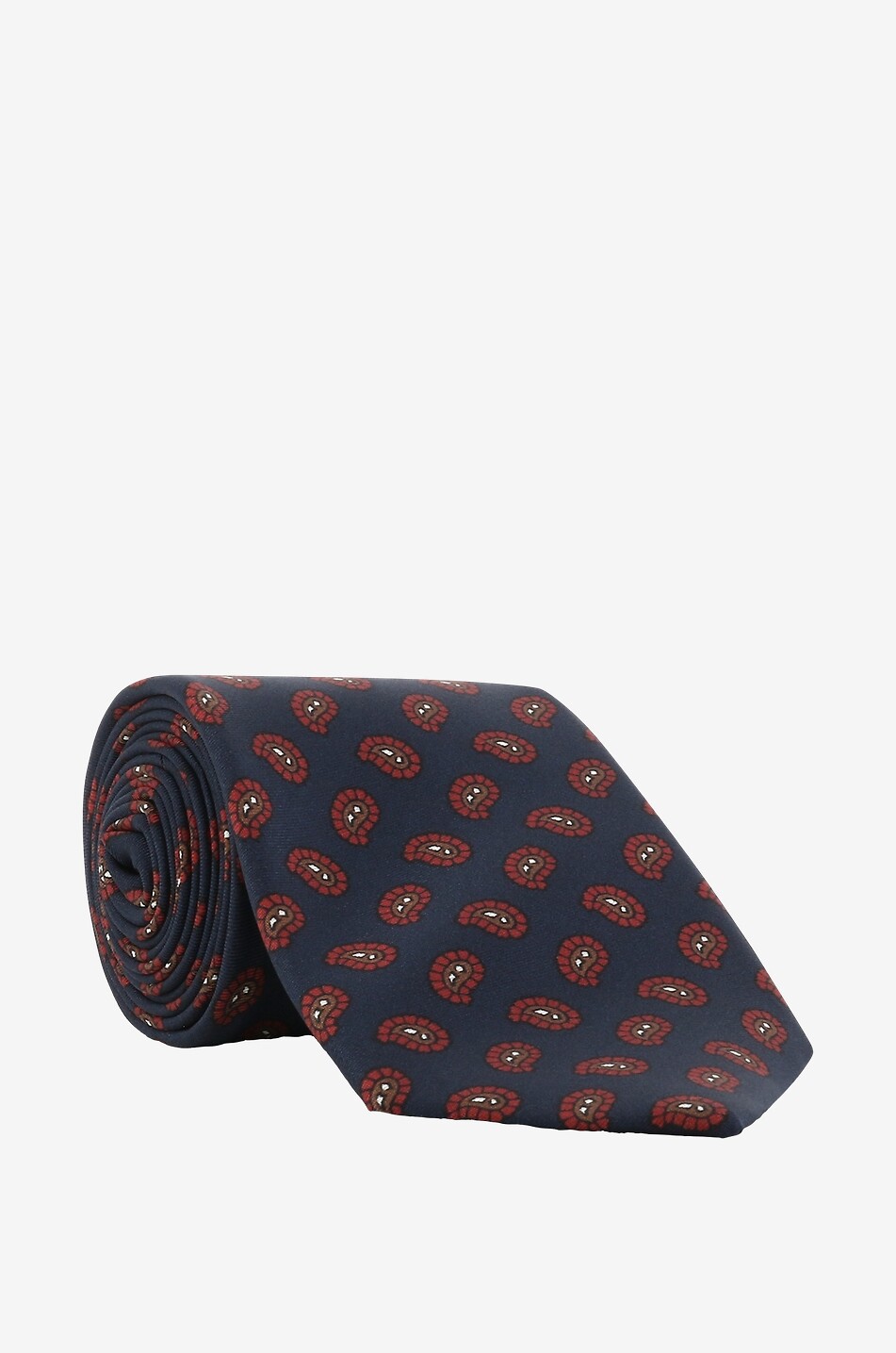 FIORIO Cravate imprimée en soie Homme BLEU FONCE 1