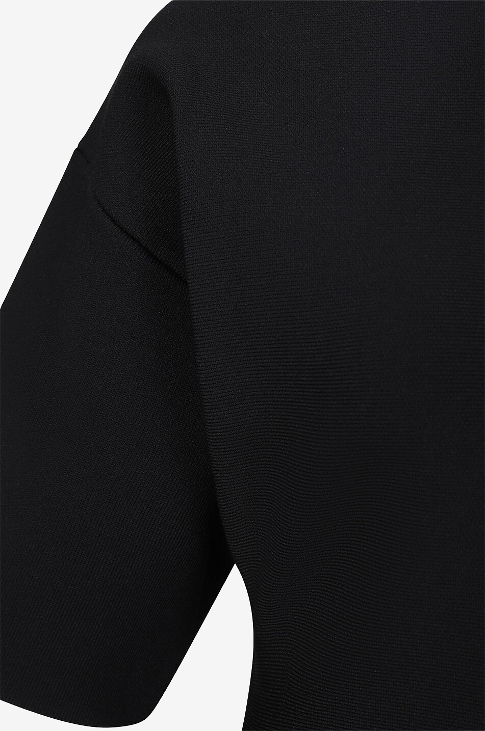 BALENCIAGA Hourglass knit mini dress with short sleeves Women BLACK 3